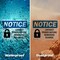Signmission Lockout Power Before Removing Guards OSHA Notice Sign, Plastic, 10in W x 7in L, 2PK OS-2PACK-NS-P-710-L-15903 - alternate 3